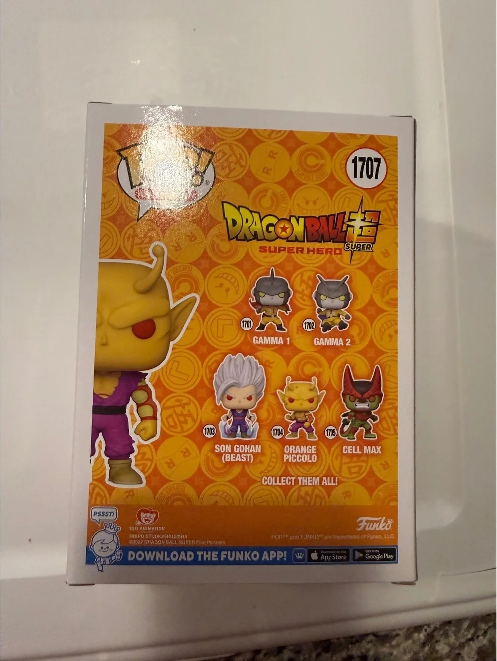 Funko Pop! Dragon Ball Super: Super Hero Orange Piccolo #1707
